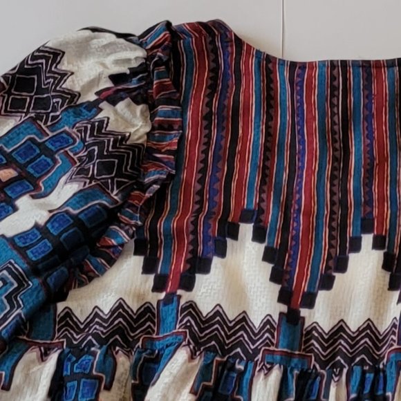 Ba&Sh Marry Print Peasant Blouse - Picture 9 of 15